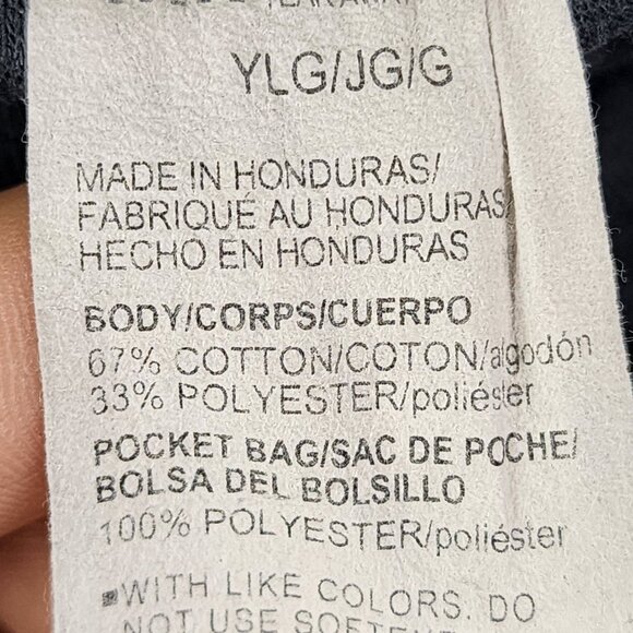 Boys Black Under Armour Jogger Pants Cotton & Polyester Drawstring Size YLG - Picture 6 of 12